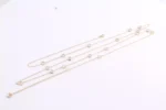 *Stunning Bezel-Set Moissanite Necklace