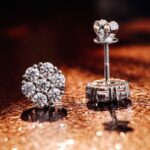 *Elegant Round Cut White Gold Moissanite Earrings - Image 4