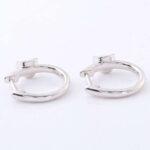 *Elegant Horseshoe Design Hoop Earrings - Image 2