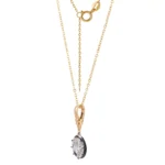 Oval Lab Diamond Pendant | 2ct Oval-Cut Lab Diamond 18K Gold Pendant(pendant only) - Image 3