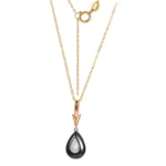 ​Pear Solitaire Pendant | 3ct Pear-Cut Lab Diamond Pendant in 18K Gold (Pendant Only)​ - Image 2