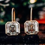 *Gorgeous VVS Moissanite Asscher Cut Drop Earrings - Image 6