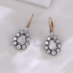 Luxury Pear Duo Earrings | 2ctw Pear-Cut Lab Diamond Earrings in 18K Sun-Gold - Image 6