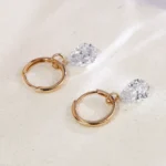 Pear Drop Elegance Earrings | Pear-Cut Lab Diamond Dangles in 18K Yellow Gold - Image 5