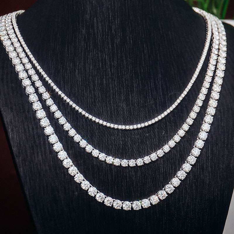 IMG_3483-4-E68BB7E8B49D *Special Offer: s925 Silver Moissanite Tennis Chain - Image 1