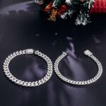 Special Offer: 6MM Wide Moissanite Silver Cuban Chain - Image 11