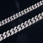 Special Offer: 6MM Wide Moissanite Silver Cuban Chain - Image 5