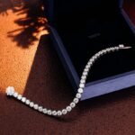 *6 inches Elegant Moissanite White Gold Tennis Bracelet - Image 6