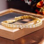 *Exquisite Bracelet Inlaid with DEF/VVS Moissanite - Image 10