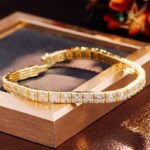 *Exquisite Bracelet Inlaid with DEF/VVS Moissanite - Image 11