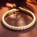 *Exquisite Bracelet Inlaid with DEF/VVS Moissanite - Image 13