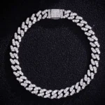 Special Offer: 6MM Wide Moissanite Silver Cuban Chain