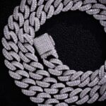 Special Offer: 10MM Wide Double Row Moissanite Silver Cuban Chain (Beveled Edge) - Image 3
