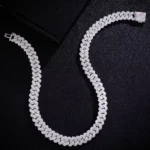 Special Offer:15MM Full-Pavé Moissanite Cuba Necklace/Bracelet with High-Impact Brilliance - Image 10
