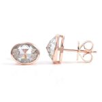 Fabulous VVS Moissanite Oval Cut Stud Earrings