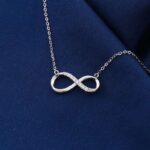 *Elegant Infinity Moissanite Necklace - Image 3