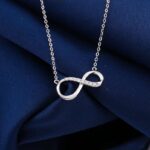 *Elegant Infinity Moissanite Necklace - Image 4