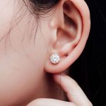 Breathtaking Yellow Gold Stud Earrings