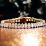 *Oval Moissanite tennis bracelet - Image 5