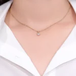 Round Cut Diamond Pendant Necklace Seven Stone Cluster Charm Style(pendant only) - Image 3