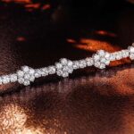 *5.5 inches Exquisite Flower Design Tennis Bracelet - Image 9