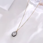 Radiance Solitaire Pendant | Oval-Cut Lab Diamond in 18K Gold Gold (Pendant Only) - Image 6