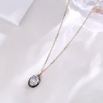 Radiance Solitaire Pendant | Oval-Cut Lab Diamond in 18K Gold Gold (Pendant Only)