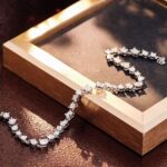 *Exquisite Multiple stone cuts White Gold Moissanite Bracelet - Image 8