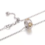 Annular Prosperity Pendant | Dual-Tone 18K Yellow Gold Accents with Diamond (Pendant Only)​ - Image 2