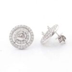 *Ethereal Circle Halo Stud Earrings - Image 5