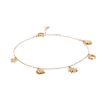 Round Cut Diamond Bracelet Celestial Star Moon Charm Style - Image 3