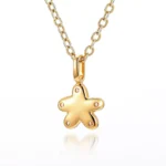 Round Cut Diamond Pendant Necklace Smiley Face Flower Charm Style(pendant only) - Image 3