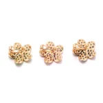 Round Cut Colored Gemstone Pendant Flower Clip-on Charm Style (Not Including Chains) - Image 3