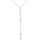 The “Liquid Fire” Bridal Drop Y-Necklace by Raquel Redman