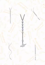 The “Liquid Fire” Bridal Drop Y-Necklace by Raquel Redman - Image 8
